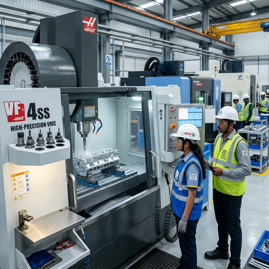 High-Precision VMC Machining Process